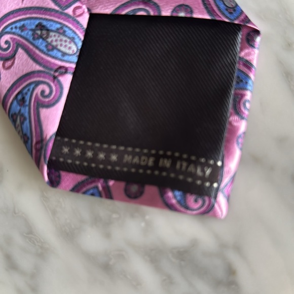 Zegna 100% Silk Tie Made In Italy - Picture 4 of 5